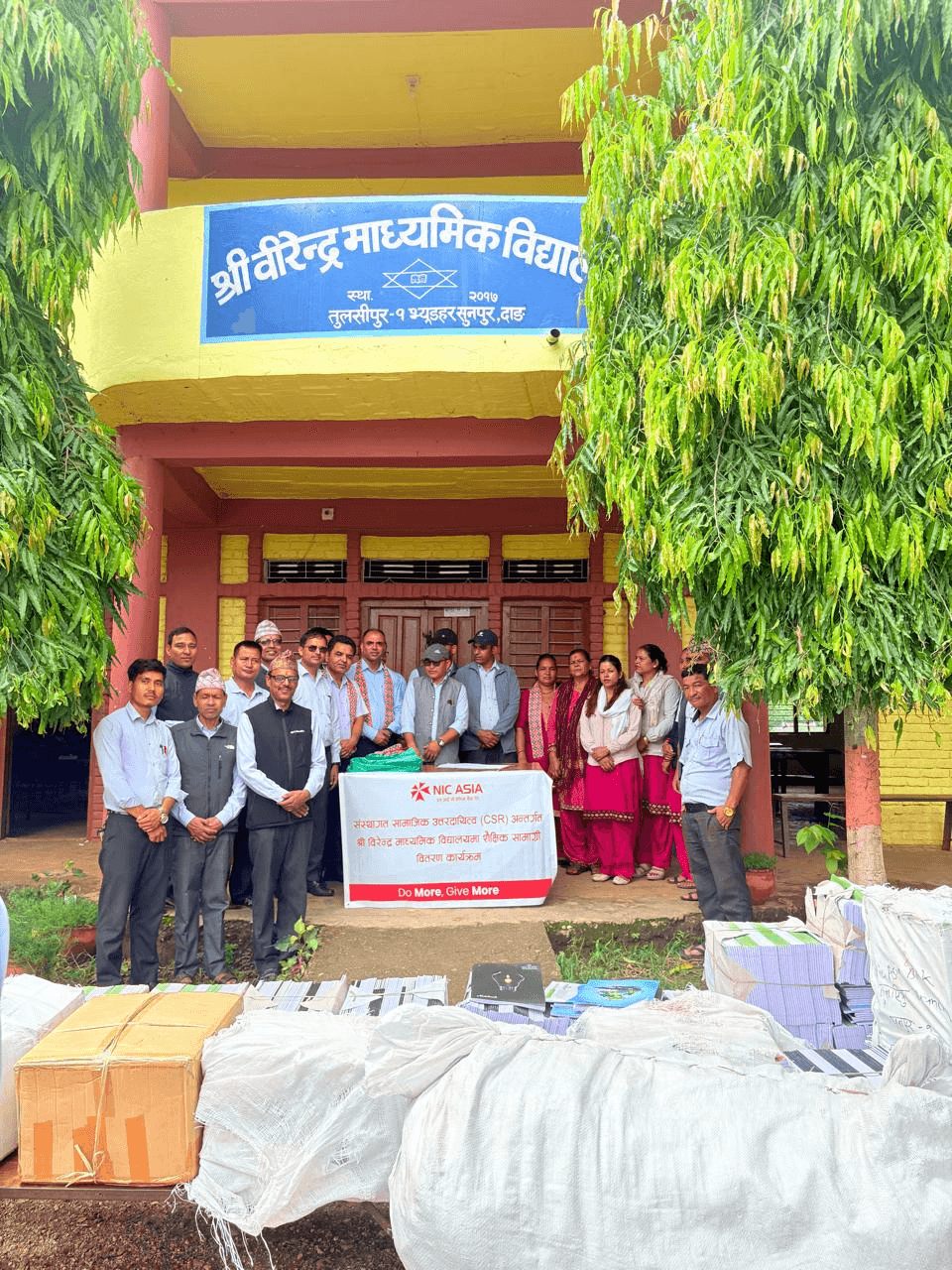 Support Provided to Shree Birendra Madhyamik Bidhyalaya, Dang