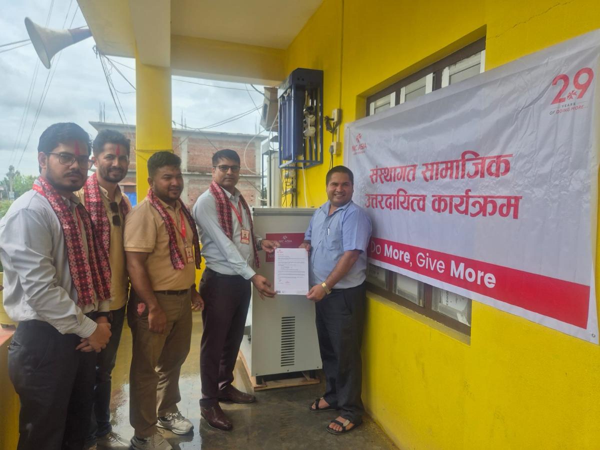 Support Provided to Shree Anshubarma Seconday School, Barbardiya- 06, Bardiya