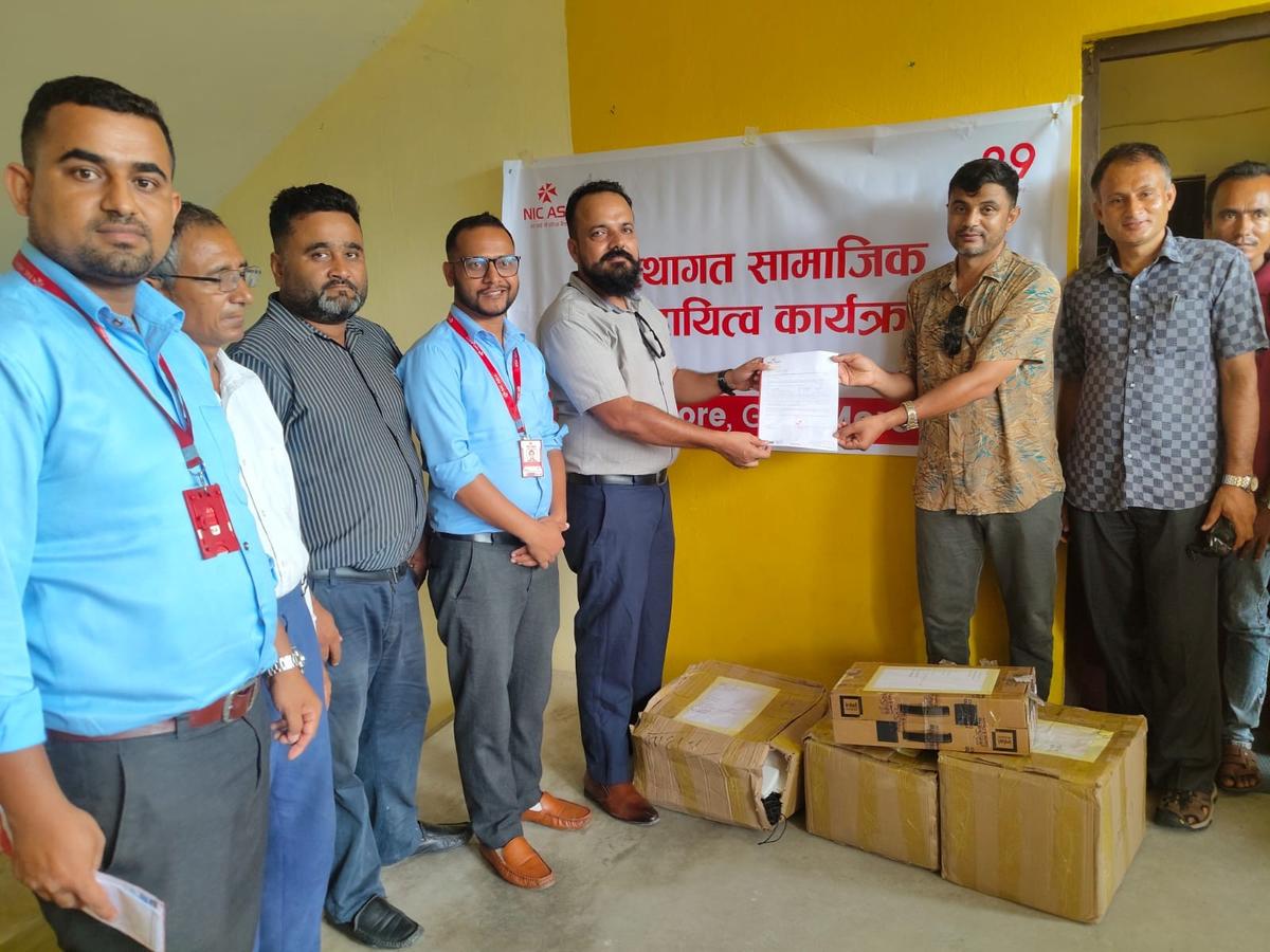 Support Provided to Shree Janata Secondary School Guranse, Udayapur
