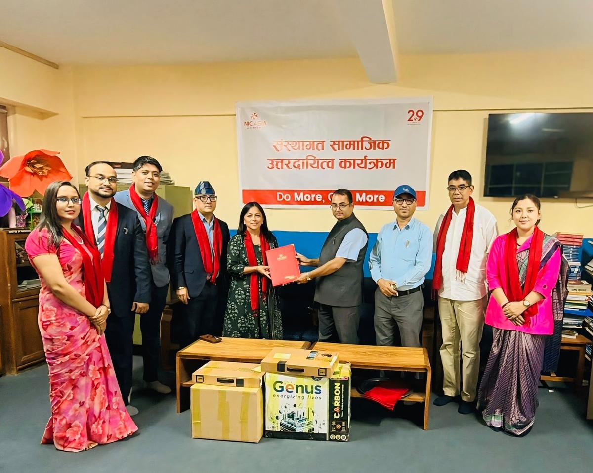 Support Provided to Shree Ranidevi Secondary School, Kathmandu