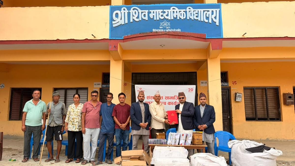 Support Provided to Shree Shiva Madhyamik Bidhyalaya, Surkhet